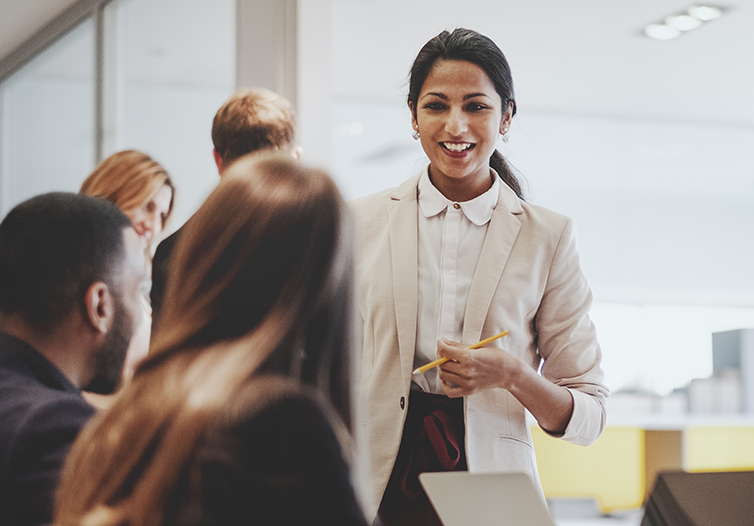 Business people working in the office