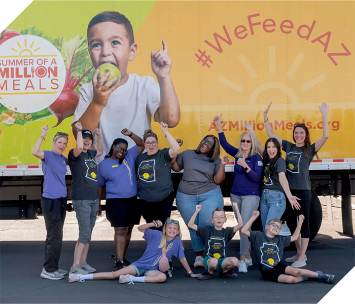 Group photo volunteering