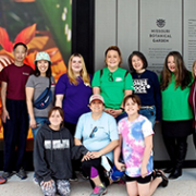 Group of Edward Jones associate at Missouri botanical garden.