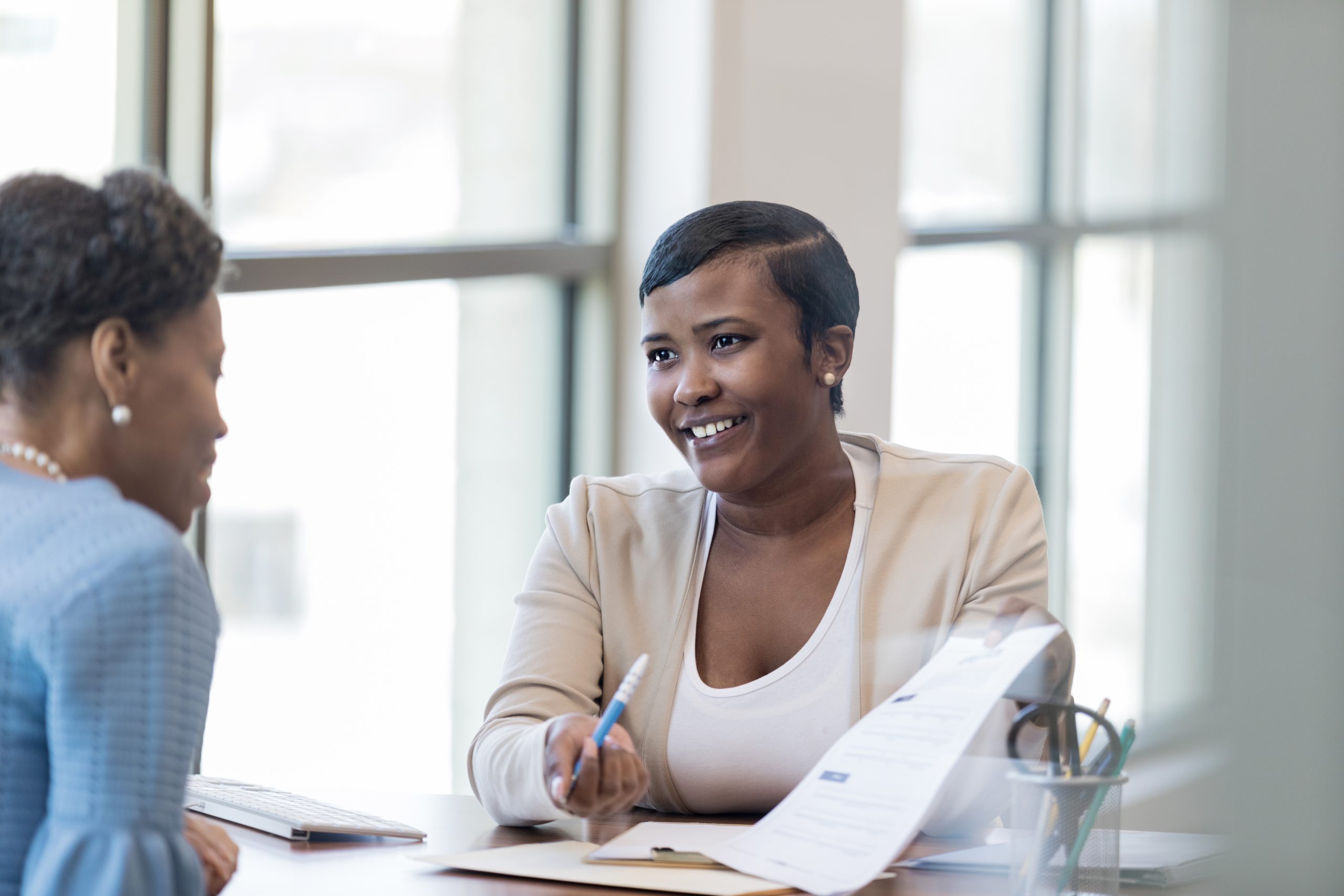 Experienced Advisors Meeting with an experienced advisor