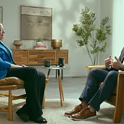 Kristy A Stadnyk and Michael Fessler, sitting in on office discussing Customer Support Team